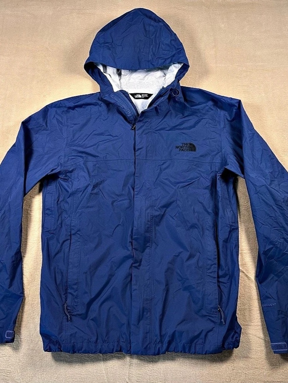 The North Face Venture 2 Jacket Blue Hooded Rain Jacket Medium